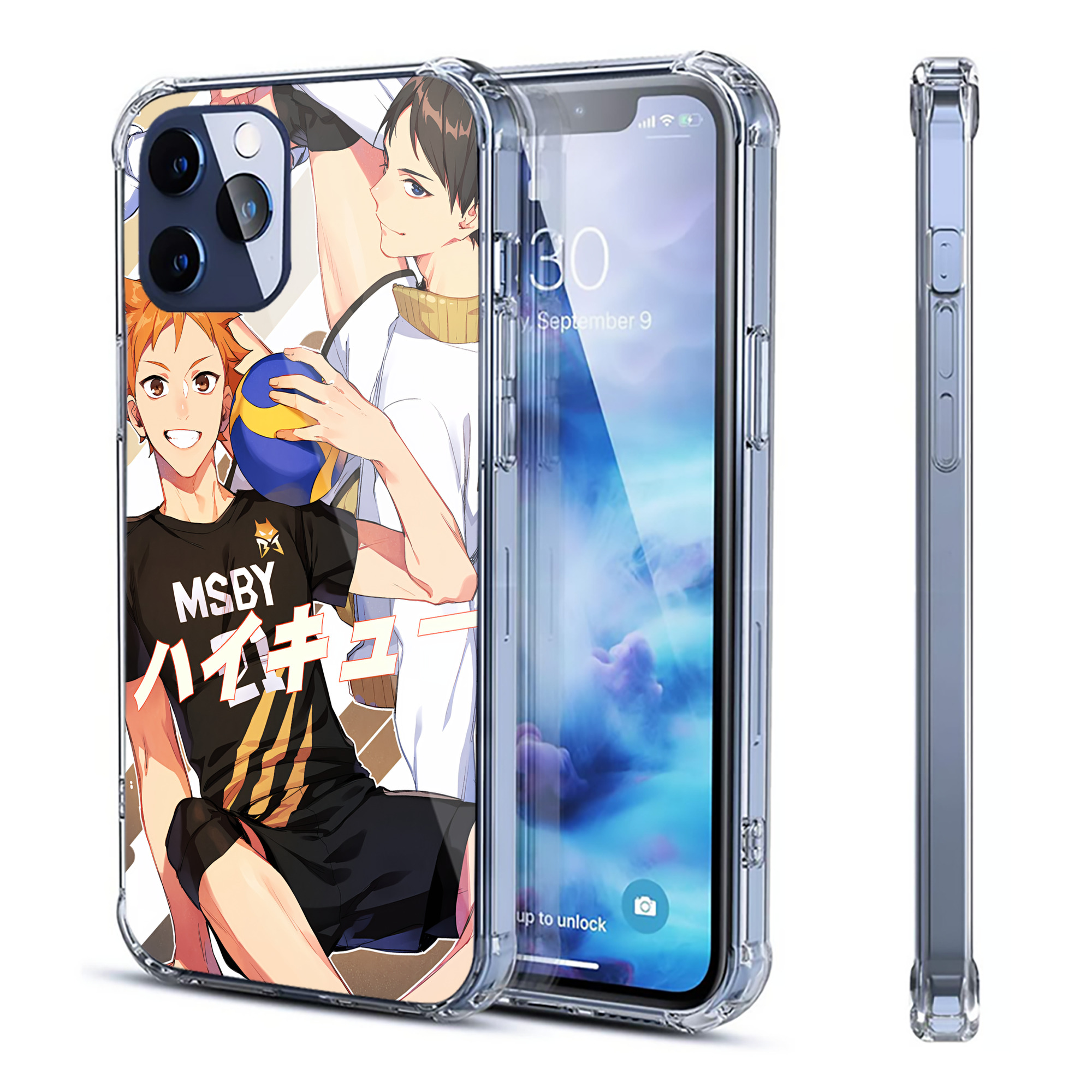 （画像用） ハイキュー!! Haikyu!! 【iPhone 12シリーズ対応】透明スマホケース（クリアソフトケース）